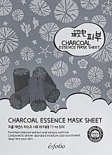 Духи, Парфюмерия, косметика Тканевая маска c углем - Esfolio Pure Skin Essence Charcoal Mask Sheet