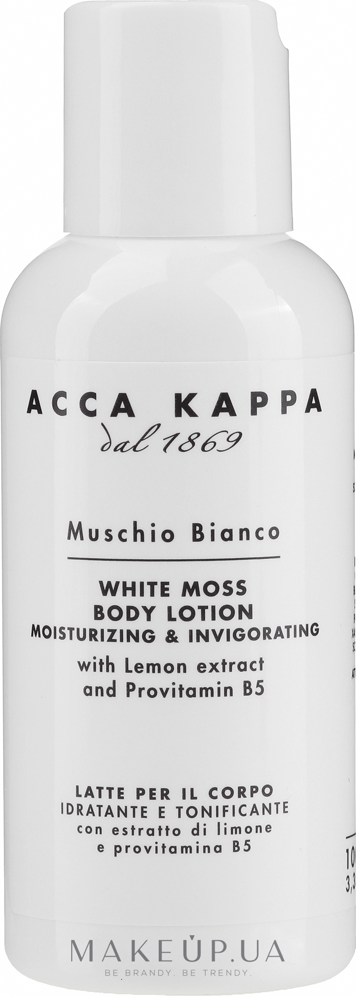 Лосьон для тела "Travel" - Acca Kappa White Moss Body Lotion — фото 100ml