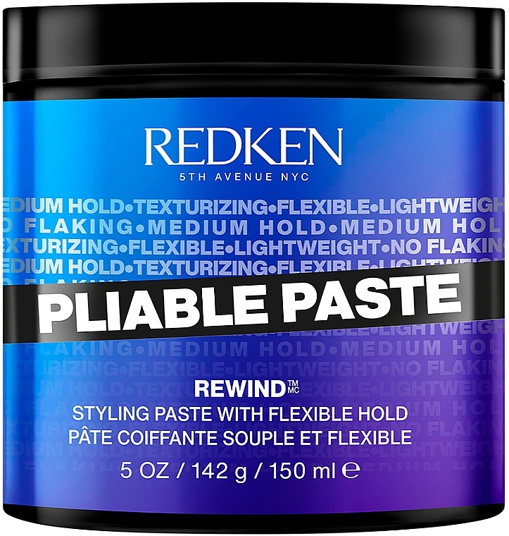 Паста для укладки - Redken Texturize Rewind 06 Pliable Styling Paste — фото N1