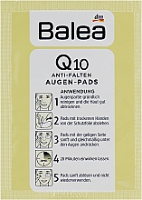 Патчи для кожи вокруг глаз с Q10 против морщин - Balea Augen Pads Q10 Anti-Falten  — фото N3