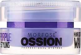 Фіолетовий віск для укладання волосся - Morfose Ossion Hair Color Wax Purple Styling — фото N2