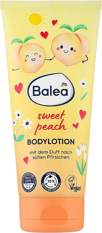 Детский лосьон для тела - Balea Sweet Peach Balea — фото N1