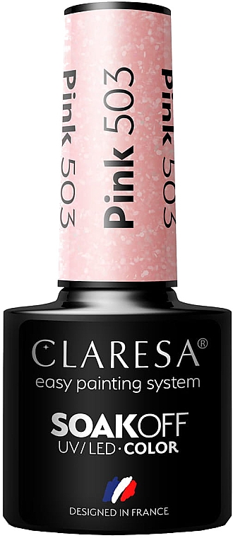 Гель-лак для ногтей - Claresa Pink SoakOff UV/LED Color — фото N1