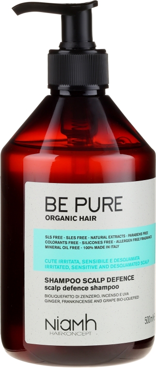 Успокаивающий шампунь для волос - Niamh Hairconcept Be Pure Scalp Defence Shampoo — фото N1