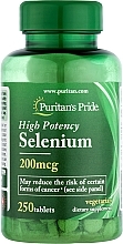 Парфумерія, косметика Дієтична добавка "Селен", 200 mcg - Puritan's Pride Hight Potency Selenium