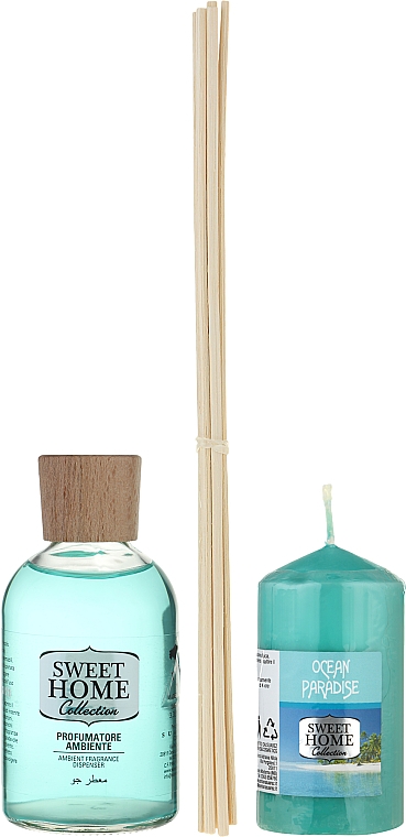 Набір - Sweet Home Collection Ocean Paradise (diffuser/100ml + candle/135g) — фото N2