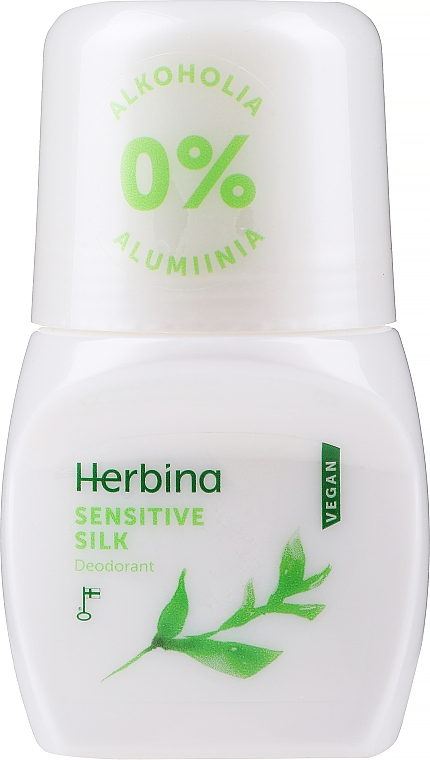 Дезодорант кульковий "Чутливий шовк" - Berner Herbina Sensitive Silk