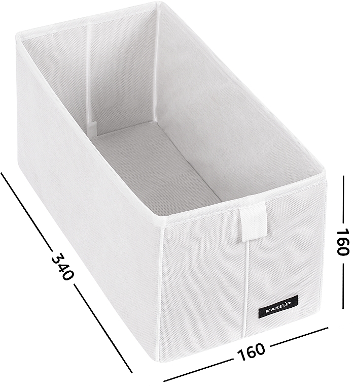 Органайзер для хранения мелочей S, белый 34х16х16 см "Home" - MAKEUP Drawer Underwear Cosmetic Organizer White — фото N2