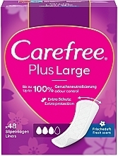 Щоденні гігієнічні прокладки, 48 шт - Carefree Plus Large Fresh Scent — фото N2