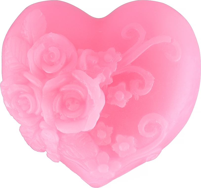 Глицериновое мыло "Влюбленное сердце" - Bulgarian Rose Soap — фото N1