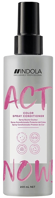Спрей-кондиціонер для фарбованого волосся - Indola Act Now! Color Spray Conditioner — фото N1