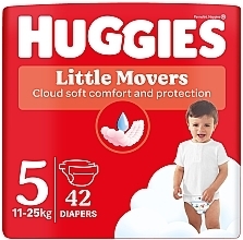 Парфумерія, косметика Підгузки Ultra Comfort 5 (11-25 кг) Jumbo, 42 шт. - Huggies