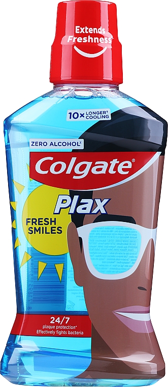Ополаскиватель для полости рта, вариант 1 - Colgate Plax Fresh Smiles Mouthwash — фото N1