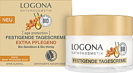 Зміцнювальний денний крем "Обліпиха" - Logona Age Protection Extra-Firming & Nourishing 2-Phase Firming Cream — фото N1