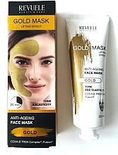 Духи, Парфюмерия, косметика УЦЕНКА Антивозрастная маска для лица - Revuele Gold Face Mask Lifting Effect Anti-Age *