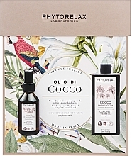 Набор - Phytorelax Laboratories Coconut (sh/gel/250ml + oil/100ml) — фото N1