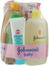 Духи, Парфюмерия, косметика Набор - Johnson’s® Baby (wipe/56шт. + sham/300ml + oil/200ml + oil/200ml + foam/sham/300ml + cr/50ml)