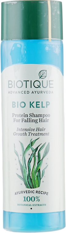 Питательный шампунь для роста и укрепления волос "Био Водоросли" - Biotique Kelp Fresh Growth Protein Shampoo — фото N3
