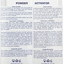 Набір  - iS Clinical Foaming Enzyme Masque System (activator/1x10ml + powder/1x5g) — фото N2