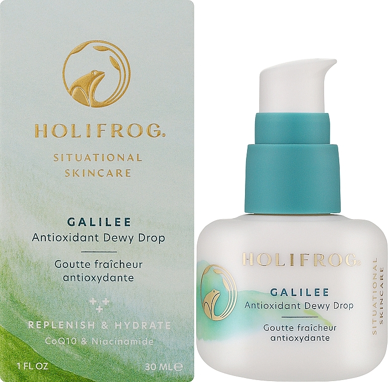 Антиоксидантна зволожувальна сироватка для обличчя - HoliFrog Galilee Antioxidant Dewy Drop — фото N2