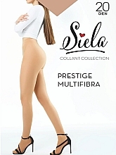 Колготки женские "Prestige Multifibra", 20 Den, daino - Siela — фото N1