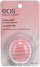 УЦЕНКА Бальзам для губ "Кокосовое молочко" - EOS Smooth Sphere Lip Balm Coconut Milk * — фото N4