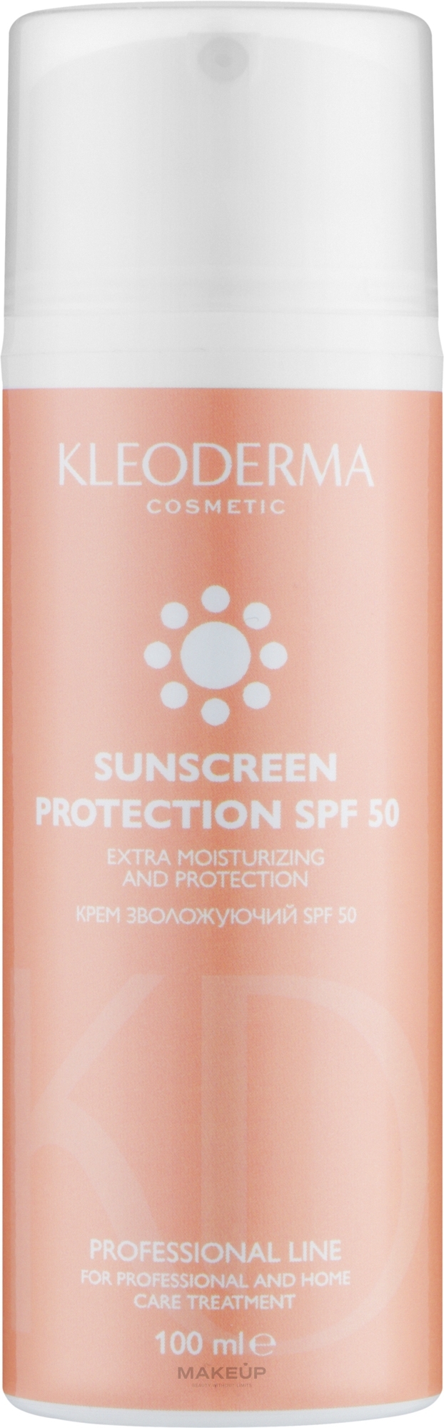 Крем захисний SPF50 - Kleoderma Sunscreen Protection Cream SPF 50 — фото 100ml