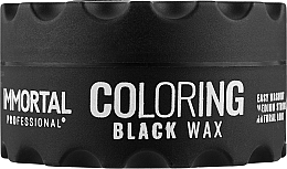 Черный цветной воск для волос - Immortal Infuse Black Coloring Wax — фото N1