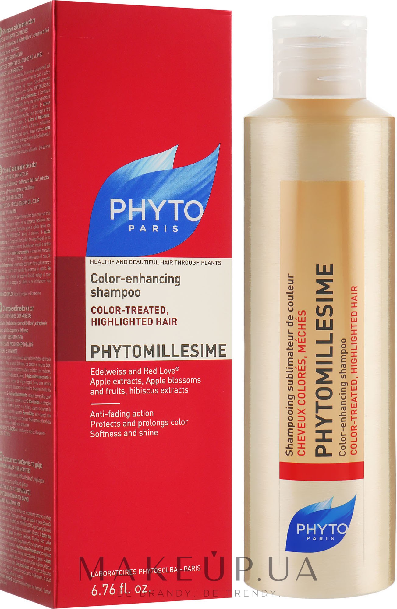 Шампунь для красоты окрашенных волос - Phyto Phytomillesime Color-Enhancing Shampoo — фото 200ml