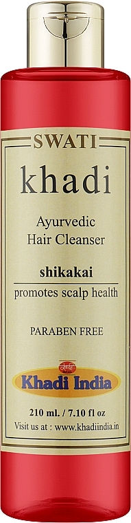 Аюрведичний засіб для зміцнення коренів волосся "Шикакай" - Khadi Swati Ayurvedic Hair Cleanser  Shikakai — фото N2