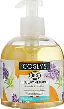 Нежный крем для мытья рук с органической лавандой и лимоном - Coslys Hand & Nail Care Hand Wash Cream Lemon & Lavender — фото N1
