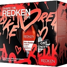 Духи, Парфюмерия, косметика Набор - Redken Frizz Dismiss (sham/300ml + h/cond/300ml + h/treat/150ml)