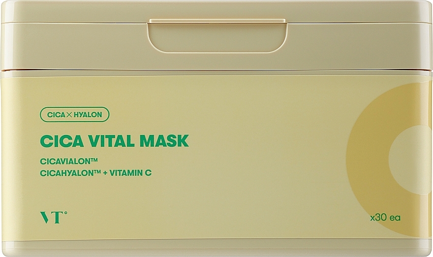 Освітлювальна тканинна маска для обличчя - VT Cosmetics Cica Vital Mask — фото N1