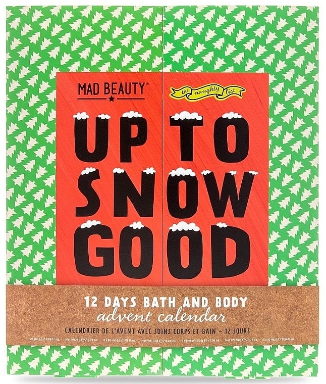 Набор "Адвент-календарь" - Mad Beauty The Naughty List Up To Snow Good — фото N2