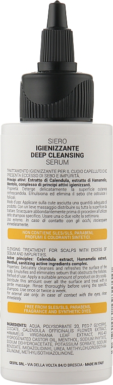Сироватка для глибокого очищення шкіри голови - Gestil Deep Cleansing Serum — фото N2