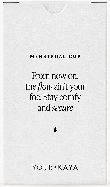 Менструальная чаша, small - Your Kaya Menstrual Cup — фото N2