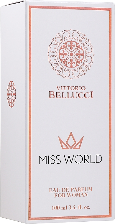 Vittorio Bellucci Miss World - Парфюмированная вода — фото N2