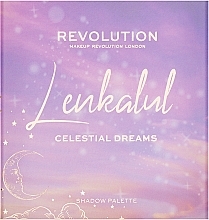 Палетка теней - Makeup Revolution X Lenkalul Celestial Dreams Eyeshadow Palette — фото N2