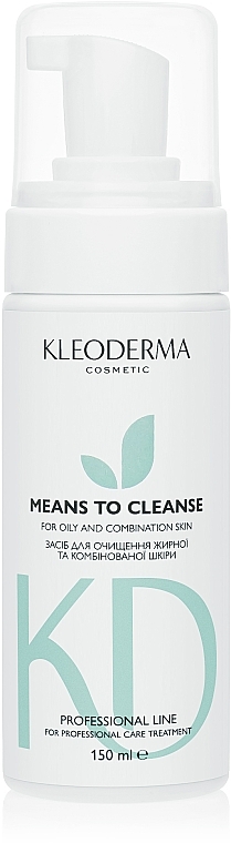 Пена для очищения жирной и комбинированной кожи - KleoDerma Cleanser For Oily And Combination Skin — фото N1