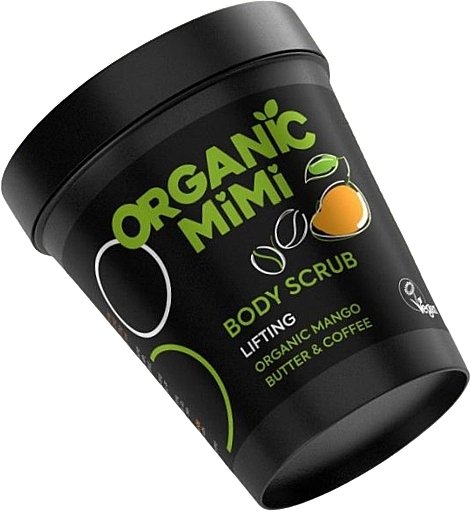 Скраб для тела с лифтинг-эффектом "Манго и кофе" - Organic Mimi Body Scrub Lifting Mango & Coffee — фото N1