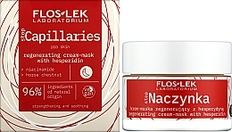 Нічна крем-маска з гесперидином - Floslek Stop Capillary Regenerating Cream-Mask With Hesperidin For The Night — фото N2