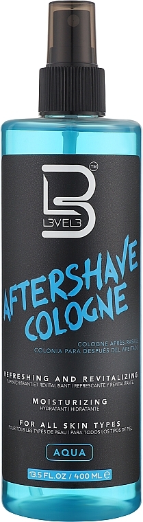 Одеколон после бритья - Level3 Aftershave Cologne Aqua  — фото N2