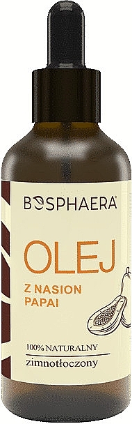 Косметическое масло "Папайя" - Bosphaera Papaya Seed Oil — фото N1