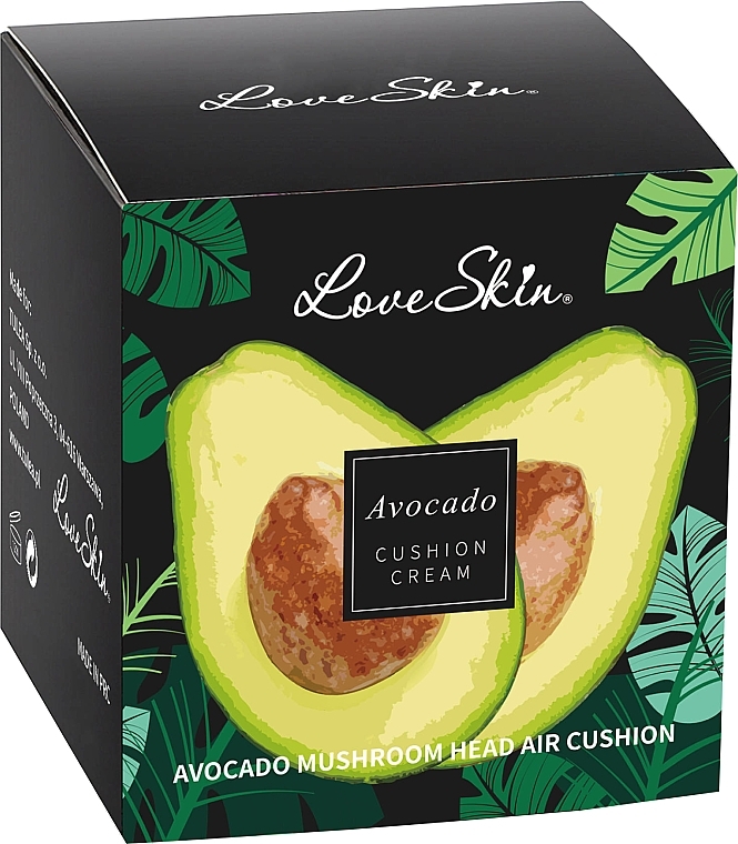 Кушон-крем на основі екстракту авокадо - Love Skin Avocado Cushion Cream — фото N6
