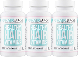 Витамины для волос на 3 месяца, 180 капсул - Hairburst Healthy Hair Vitamins 3 Months Supply — фото N2