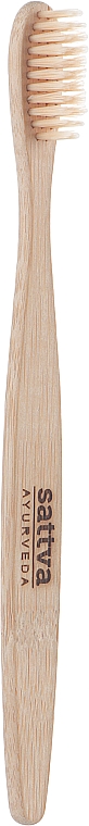 Зубная щетка из бамбука "Soft" - Sattva Bamboo 