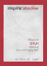 Антивікова сироватка для обличчя "24 години" - Inspira:cosmetics Inspira:absolue Absolute 360 Serum (пробник) — фото N1