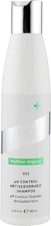 Антисеборейний шампунь "PH-контроль" № 002 - Simone DSD de Luxe Medline Organic pH Control Antiseborrheic Shampoo — фото N1
