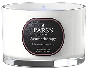 Ароматична свічка - Parks London Aromatherapy Tuberose & Ylang Ylang Candle — фото N1