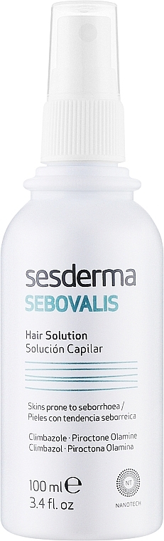Лосьон для лечения перхоти - SesDerma Laboratories Sebovalis Hair Solution — фото N1
